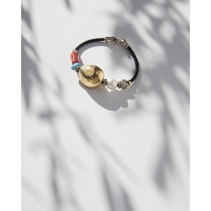 Misani - Bracciali In Cuoio - Oro - Donna