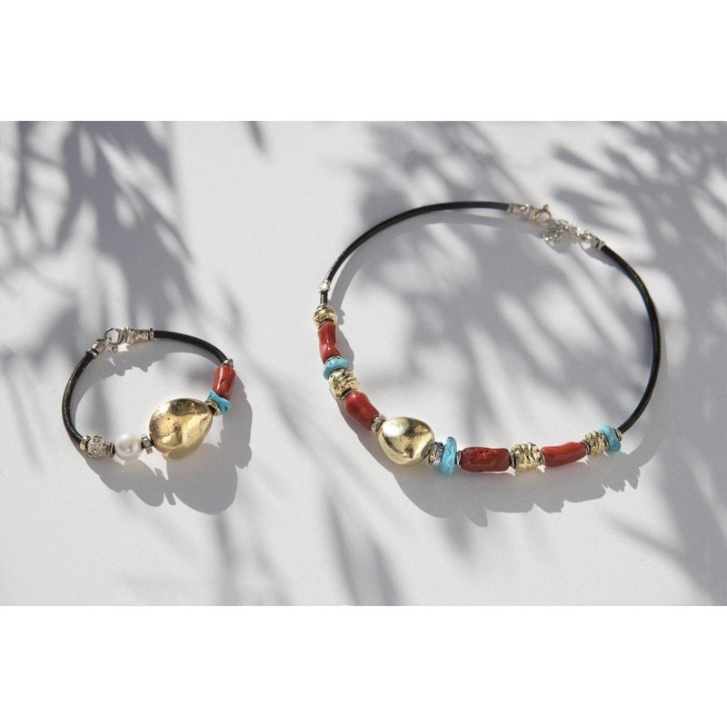 Misani - Bracciali In Cuoio - Oro - Donna