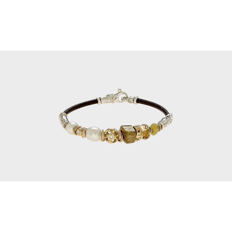 Misani - Bracciali In Cuoio - Oro - Donna