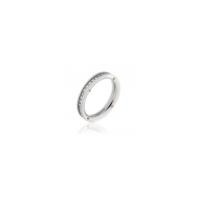 Chimento - Anello Oro Bianco - Diamanti
