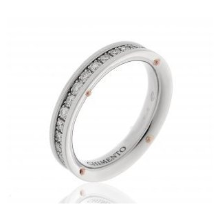 Chimento - Anello Oro Bianco - Diamanti