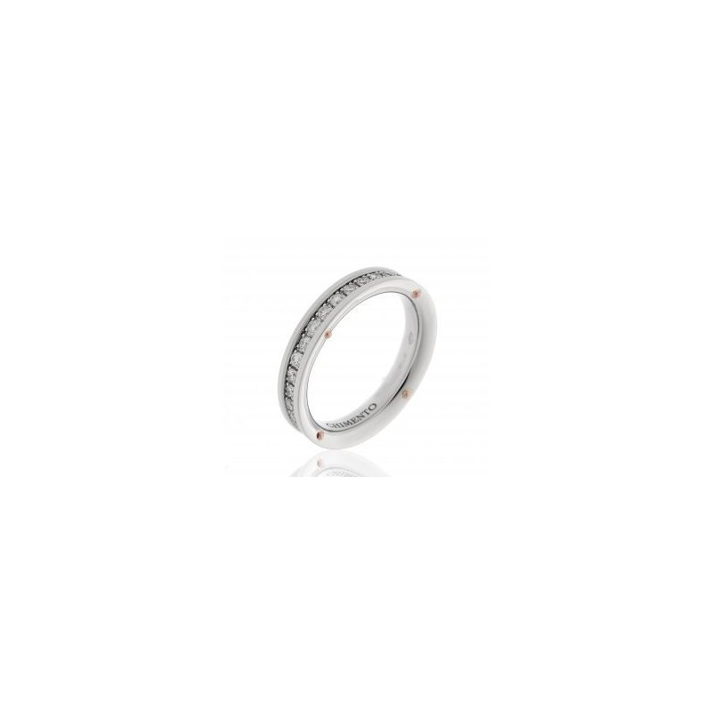 Chimento - Anello Oro Bianco - Diamanti