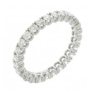 Chimento - Anello Oro Bianco - Donna - Trilogy-Eternity