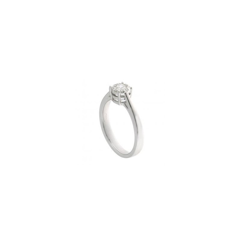 Chimento - Anello Oro Bianco - Diamanti