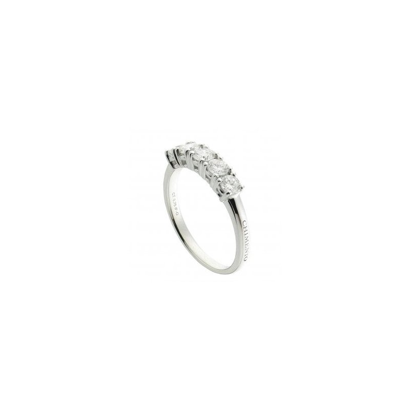 Chimento - Anello Oro Bianco - Donna - Trilogy-Eternity