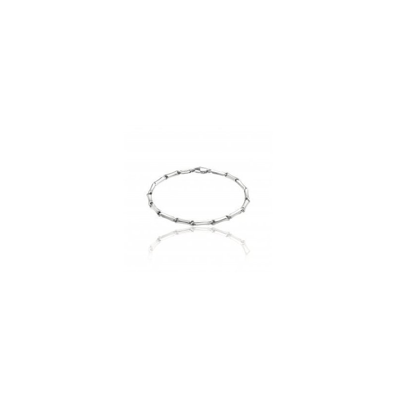 Chimento - Bracciale Oro Bianco - Bamboo Classic