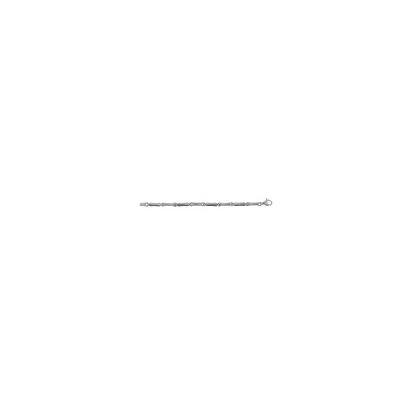 Chimento - Bracciale Oro Bianco - Bamboo Classic