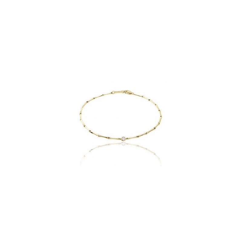 Chimento - Bracciale Oro E Diamanti - Bamboo Diamond