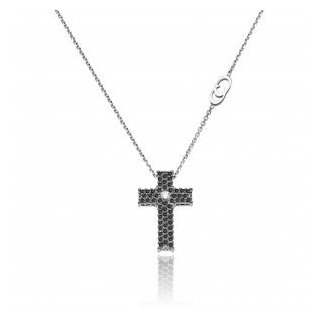 Chimento - Pendente Oro E Diamanti - Donna - Croci