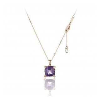 Chimento - Pendente Con Catena - Oro Rosa - Diamanti