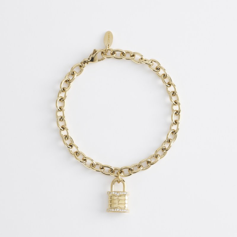 2 Jewels - Bracciale In Acciaio 316L E Pvd Gold - Elegante - Resistente