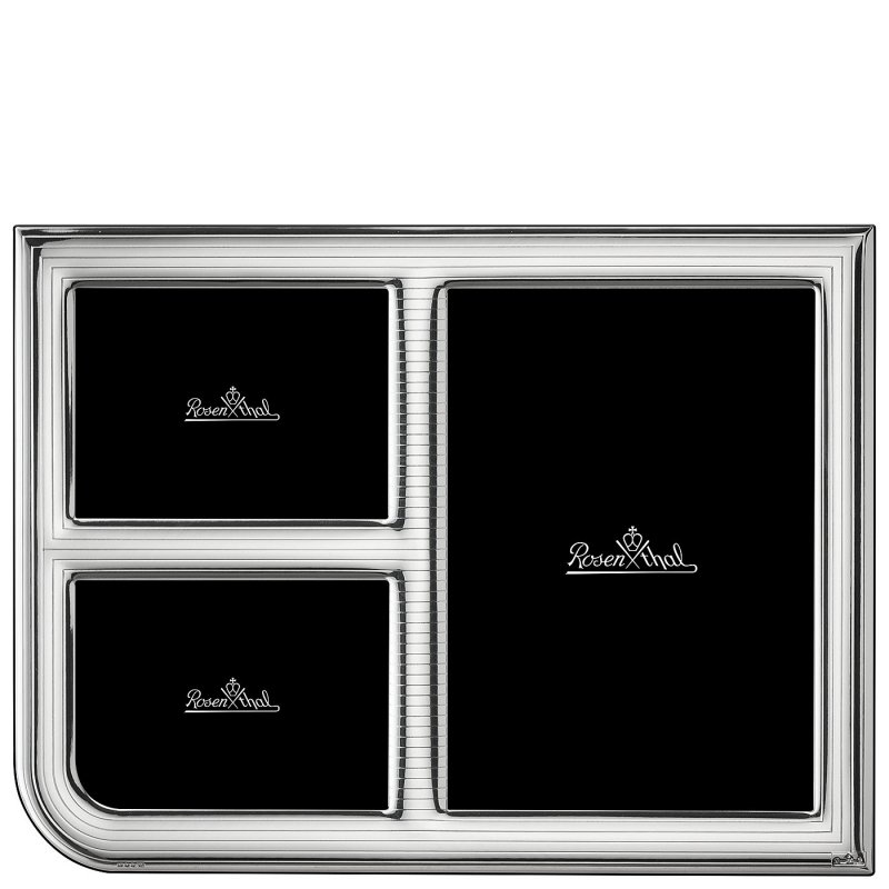Rosenthal - Cornice Multi-Bilderrahmen 3-Fach - Silver Collection