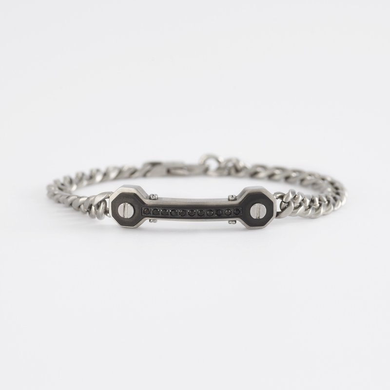 2 Jewels - Bracciale In Acciaio 316L - Zirconia - Uomo