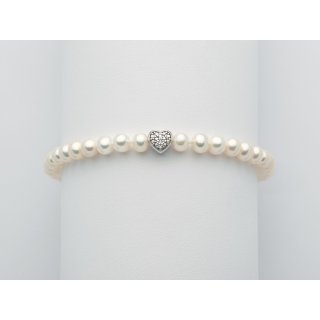 Miluna - Bracciale Au+Pc+Diam - Oro - Donna