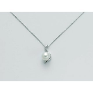Miluna - Collier Au+Pc+Diam - Oro - Donna