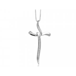Miluna - Collier Au+Diam - Oro - Diamante