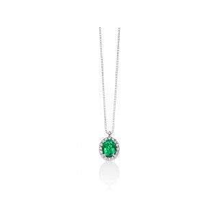 COLLIER AU+DIAM+SMER
