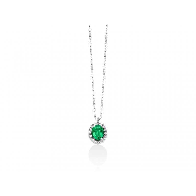 COLLIER AU+DIAM+SMER