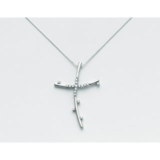 Miluna - Collier B Diamanti - Donna - Diamante