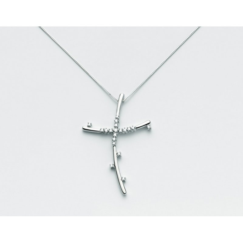 Miluna - Collier B Diamanti - Donna - Diamante