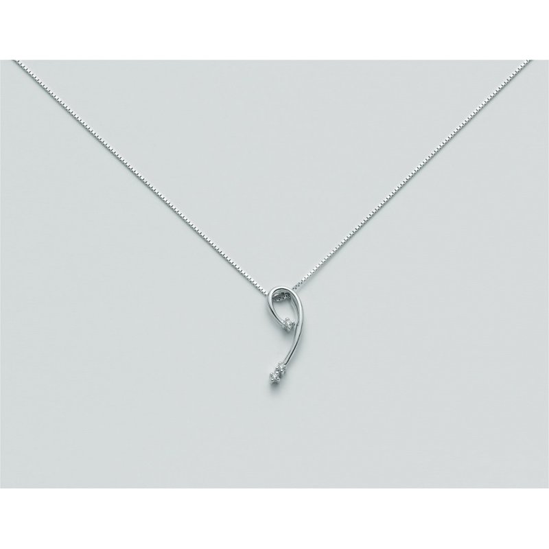 Miluna - Catenina Con Ciondolo - Donna - Diamante