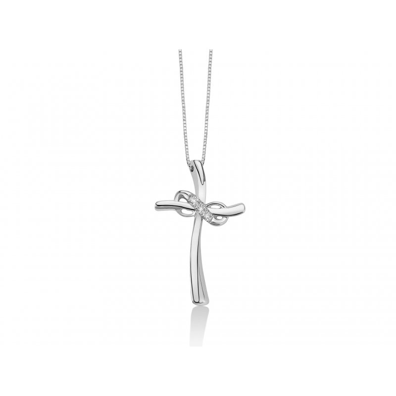 Miluna - Collier Au+Diam - Oro - Diamante