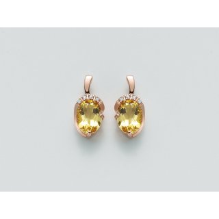 Miluna - Orecchini Citr - Diamanti - Donna