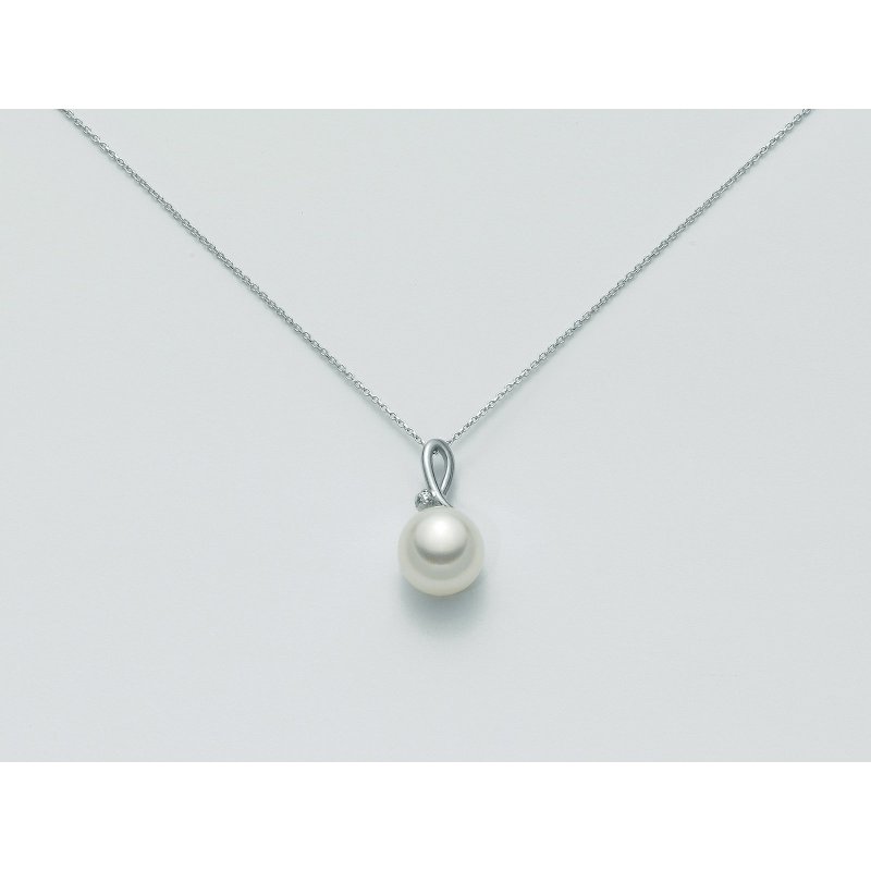 Miluna - Collierino Perle Diamanti - Donna - Collier