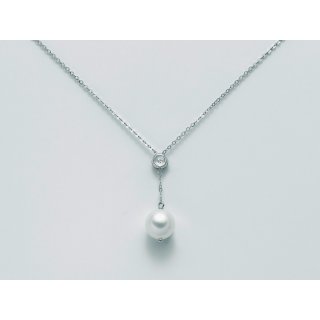 Miluna - Collier Perle Diamanti - Donna