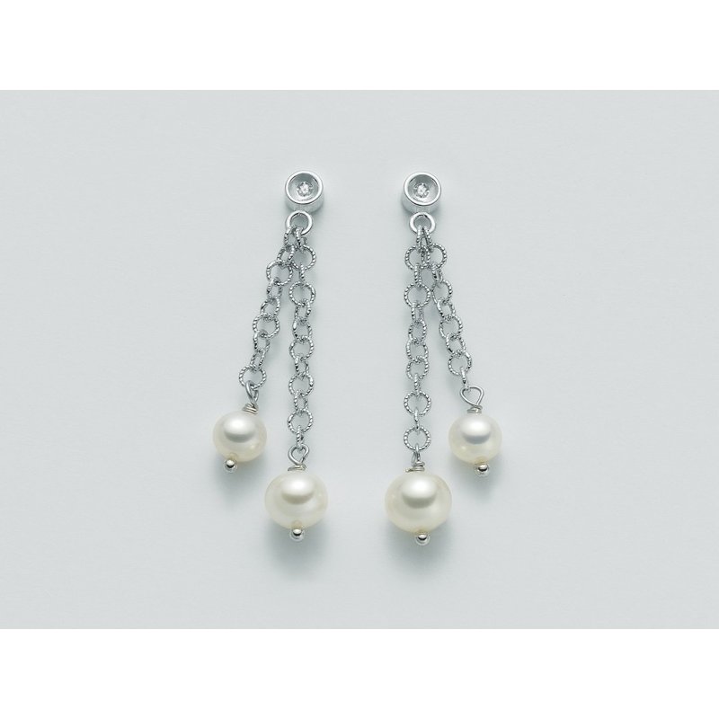 Miluna - Orecchini B P Erle - Donna - Diamante