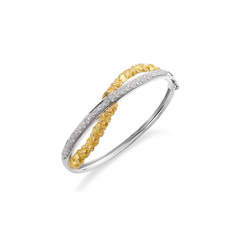 Gerardo Sacco - Bracciale Rigido - Oro Giallo - Diamanti