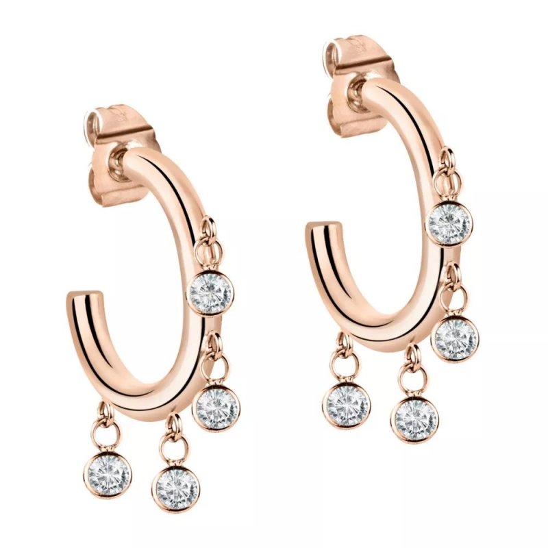 Morellato - Orecchini Cerchi - Acciaio - Rose-Gold