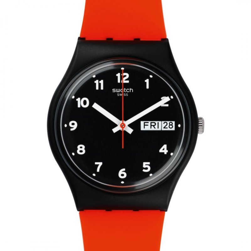 Swatch - Red Grin - Plastica - Nero