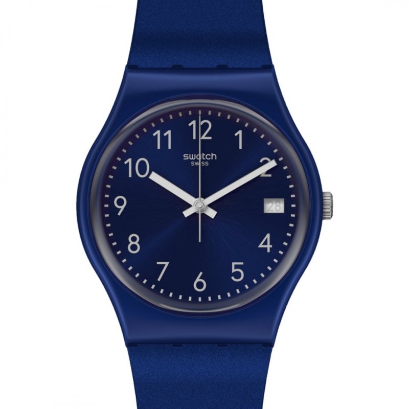 Swatch - Silver In Blue - Quadrante Blu - Plastica