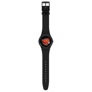 Swatch - Time To Red Big - Bioceramic - Nero