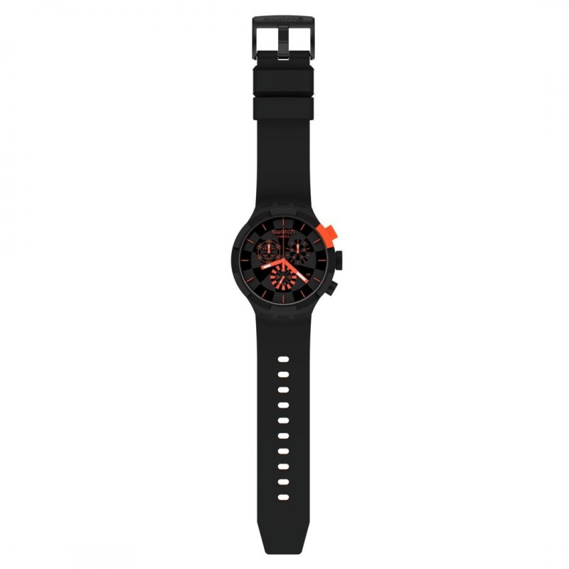 Swatch - Checkpoint Red - Plastica - Nero