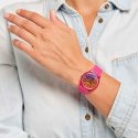 Swatch - Orange Disco Fever - Silicone Rosa - Quarzo