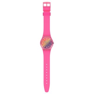 Swatch - Orange Disco Fever - Silicone Rosa - Quarzo