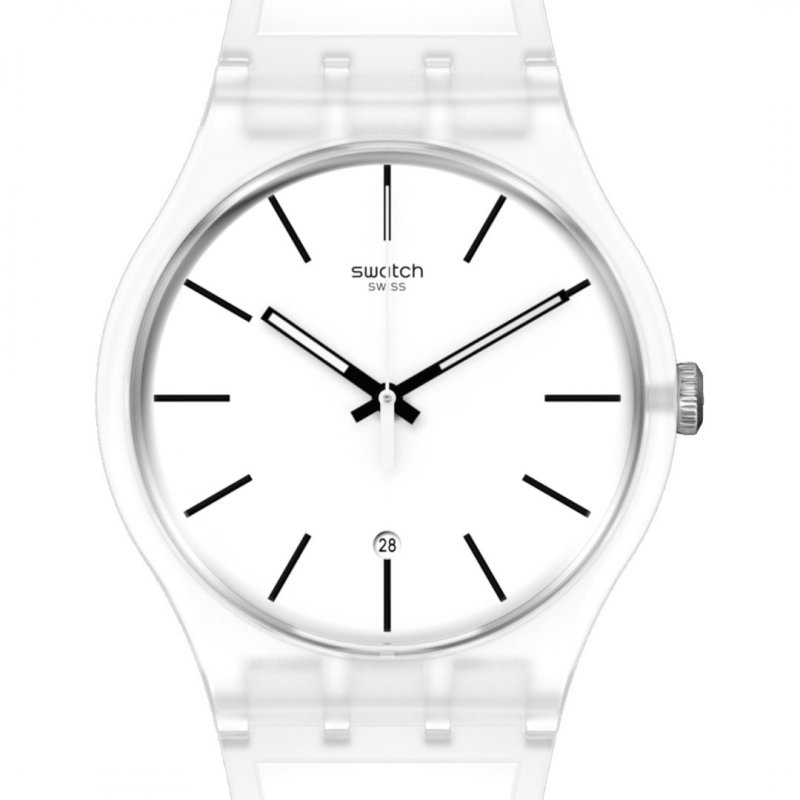 Swatch - White Trip - Bianco - Silicone