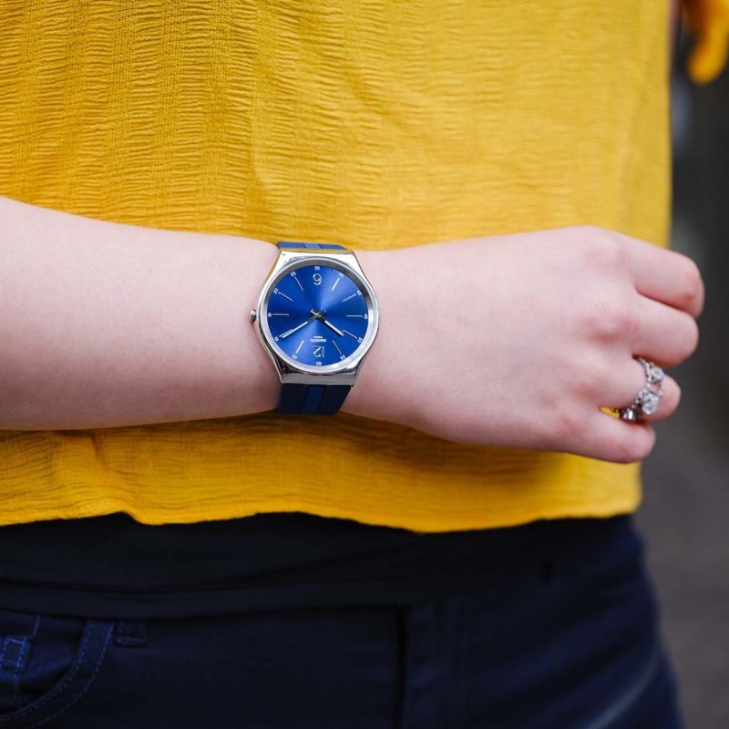 Swatch - Bienne By Day - Acciaio Inox - Blu