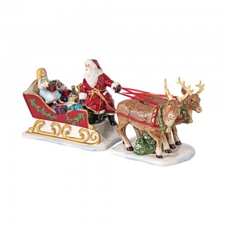 Christmas Toys Slitta Nostalgia, 36 X 14 X 17 Cm