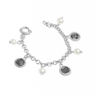 Gerardo Sacco - Bracciale Perle - Argento Donna