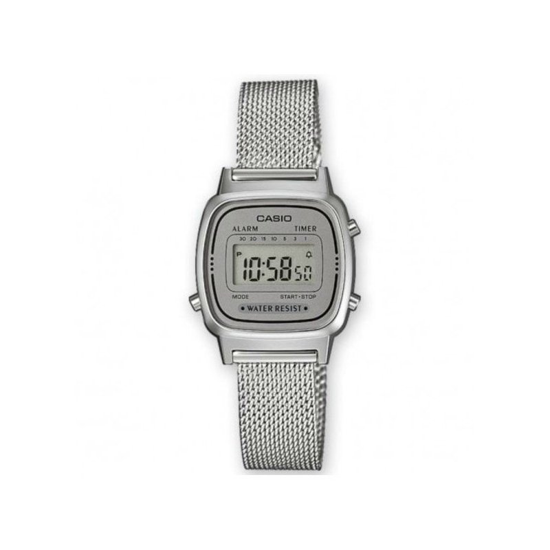 Orologio digitale Casio vintage collection in maglia milano la670wem-7ef