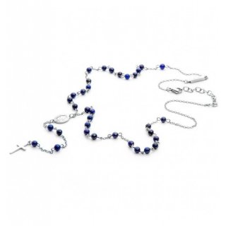 Collana 4US Cesare Paciotti blue rosary uomo 4UCL3750
