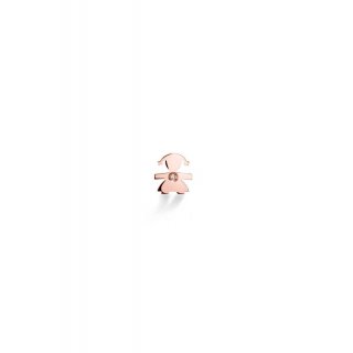 Le Bebe' - Mono Orecchino - Oro Rosa - Diamante