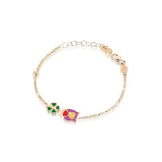 Le Bebe' - Fortuna ♡ Bracciale - Oro Giallo - Donna