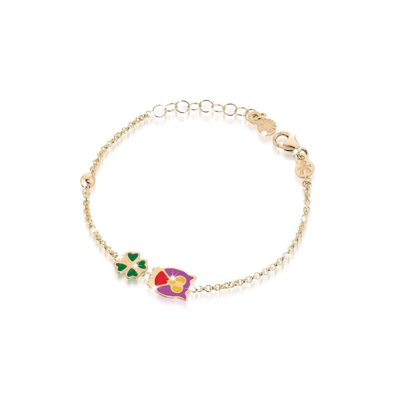 Le Bebe' - Fortuna ♡ Bracciale - Oro Giallo - Donna