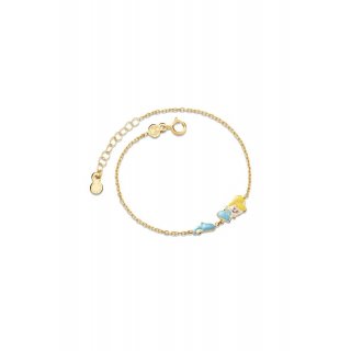 Fiabe ♡ Bracciale Oro Giallo Cenerentola