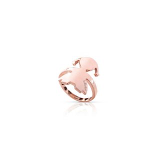 Le Bebe' - Anello Abbracci Bimba - Oro Rosa