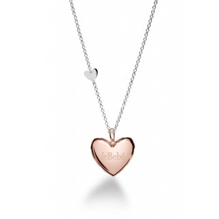 I Cuori ♡ Ciondolo Suonamore Argento Placcato Oro Rosa